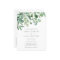 Elegant Watercolor Eucalyptus Engagement Party