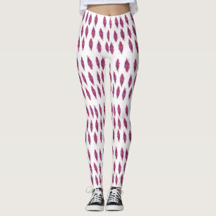 Elegant Watercolor feathers  Custom Leggings