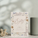 Elegant Watercolor Floral 80th Birthday Invitation<br><div class="desc">Elegant Watercolor Floral 80th Birthday Invitation</div>