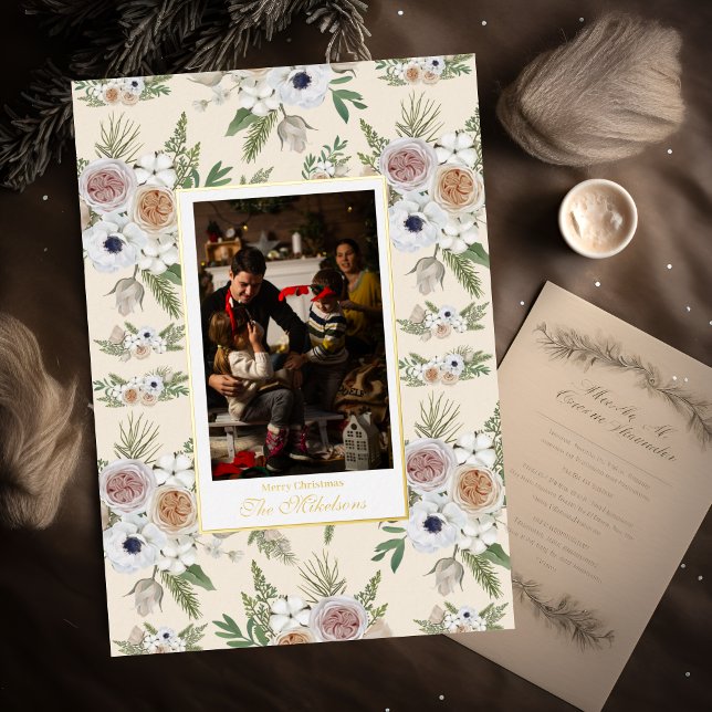 Elegant Watercolor Floral Christmas  (Creator Uploaded)