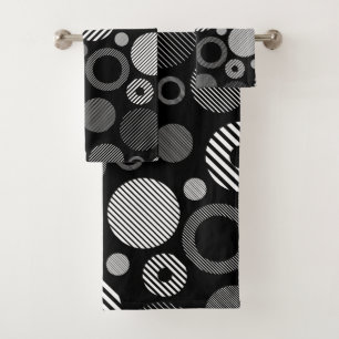 Elegant watercolor floral decorative eye-catching  bath towel set