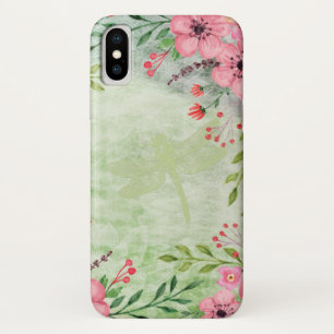 Elegant Watercolor Floral Dragonfly Art Case-Mate iPhone Case