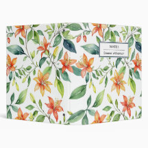 Elegant Watercolor Floral Personalised