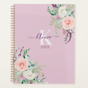 Elegant Watercolor Floral Planner