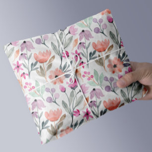 Elegant Watercolor Floral Tissue Paper