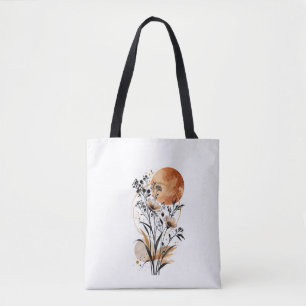Elegant Watercolor Flower Bouquet Vintage Floreal Tote Bag