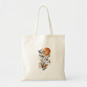 Elegant Watercolor Flower Bouquet Vintage Floreal Tote Bag