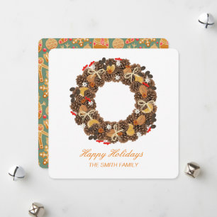 Elegant Watercolor Holiday Card