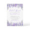 Elegant Watercolor Lavender Floral Bridal Shower