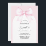 Elegant Watercolor Pink Bow Sweet 16 Birthday Invitation<br><div class="desc">Elegant Watercolor Pastel Pink Bow Sweet 16 Birthday Party Invitation</div>