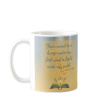 Elegant Watercolor Psalm 119:105