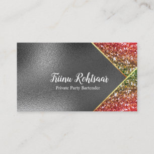 Elegant Watercolor Purple And Gold Agate Business  Business Card