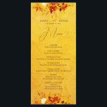 Elegant Watercolor Red and Gold Poinsettia Wedding Menu<br><div class="desc">🌟For personalised assistance with my design or for special requests, feel free to reach out before ordering! I'm here to help.🌟 Enhance your wedding dining experience with our beautifully designed menu card, perfectly matching the elegant burgundy and gold theme of your wedding suite. Featuring a sophisticated layout, this card highlights...</div>