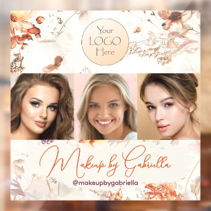 Elegant Watercolor Script Logo Photo Makeup Studio