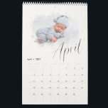 Elegant Watercolor Script Multi Photo Calendar<br><div class="desc">Absolutely gorgeous! This new, modern photo calendar design incorporates the trend for photo masks, using faux watercolor paper, making each image look like it's been painted on watercolor paper! The design easily allows you to personalise the covers and months with your photos, and each month features the name of the...</div>