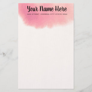 Elegant Watercolor Stationery