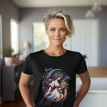 Elegant Watercolor Virgo Zodiac Custom