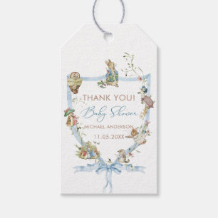 Elegant Watercolor wildflower Peter Rabbit  Baby S Gift Tags