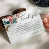 Elegant watercolor woodland fall floral wedding