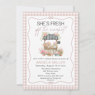 Elegant Watercolorfresh off the market  Bridal Sho Invitation