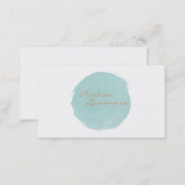 ★ Elegant Watercolour Business Card (Front/Back)