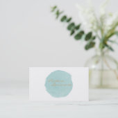 ★ Elegant Watercolour Business Card (Standing Front)