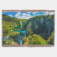 Elegant waterfall scenic, Croatia