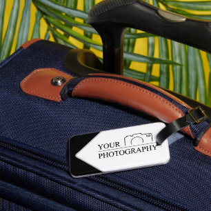 Elegant Wedding Add Personalised Photography Luggage Tag