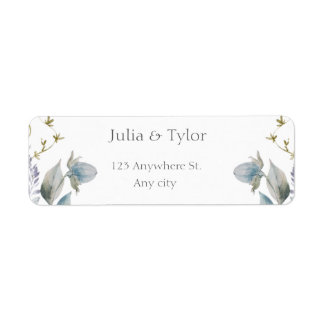 Elegant  Wedding Address Label