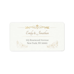 Elegant Wedding Address Labels