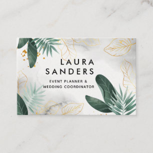 Elegant Wedding And Event Planner Business Card