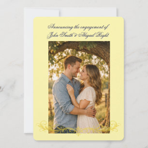 Elegant Wedding Announcement