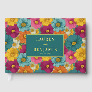 Elegant Wedding Announcement Guest Book