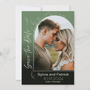 Elegant Wedding Announcement Save the Date Card