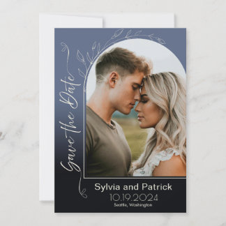 Elegant Wedding Announcement Save the Date Card