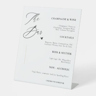 Elegant Wedding Bar Sign