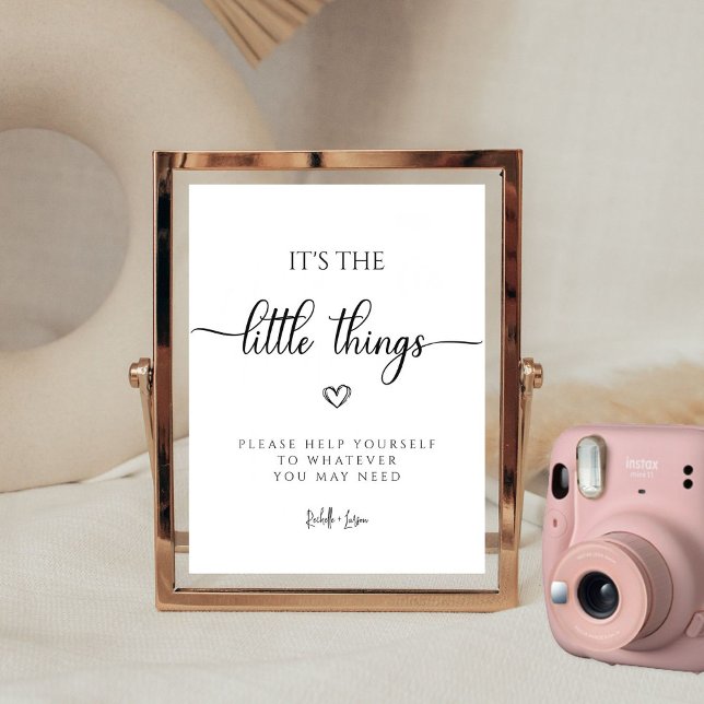 Elegant Wedding Bathroom Basket for Wedding Sign (Creator Uploaded)