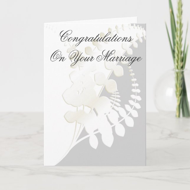 Elegant Wedding Card (Front)