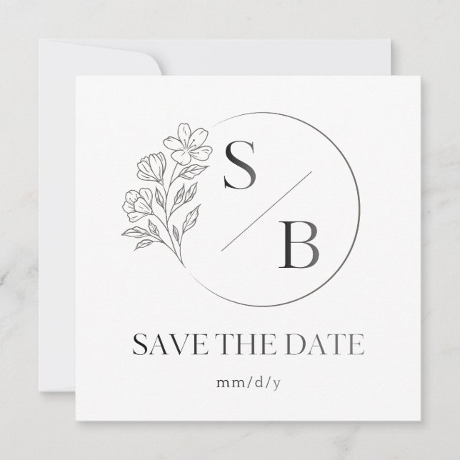 Elegant Wedding Celebration Invitation (Front)