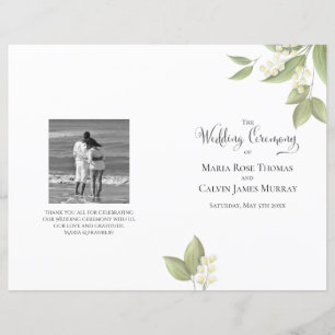 Elegant Wedding Ceremony Sage Greenery Foliage