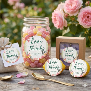Elegant Wedding  Classic Round Sticker