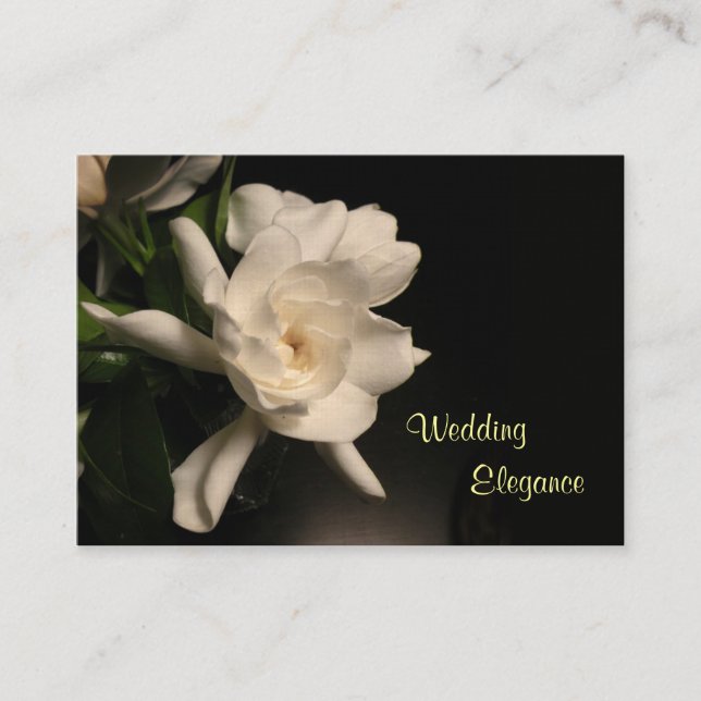 Elegant Wedding Coordinator Business Card (Front)