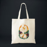 Elegant Wedding Couple Floral Ring Tote Bag<br><div class="desc">Celebrate love in style with this stunning, high-resolution wedding-themed tote bag featuring a romantic couple silhouette framed by vibrant floral blooms, golden rings, and a radiant gemstone. Designed in a bold, semi-realistic vector style, this eye-catching artwork pops on both light and dark fabrics — perfect for bridal showers, anniversaries, or...</div>