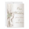 Elegant Wedding Damask Pearl Cream White Bow