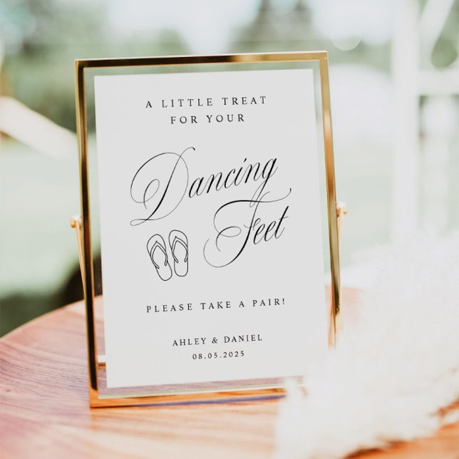 Elegant Wedding Dancing Feet  Poster (Creator Uploaded)
