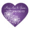 Elegant Wedding Date Summer Sparkle Purple