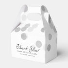 Elegant Wedding Faux Silver Foil Glitter Lights