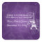Elegant Wedding Favour Tag Romantic Paris Purple