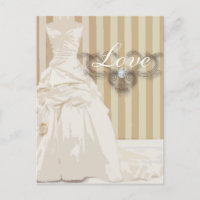 Elegant Wedding Gown Wedding Favour