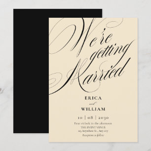 Elegant wedding  invitation